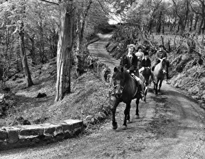 Girls Riding Horses