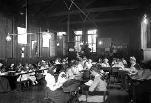 Classroom Prints: Girls School, Edwardian period