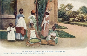 Madagascan Collection: Girls school at Fianarantsoa, Madagascar