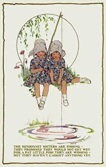 Girls in sunbonnets
