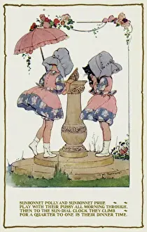 Girls in sunbonnets