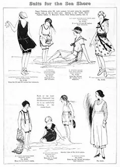 Fastening Gallery: GIRLS SWIM-SUITS 1920
