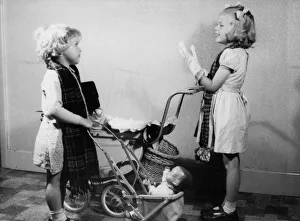 Images Dated 9th April 2018: GIRLS & TOY PRAMS GIRLS & TOY PRAMS