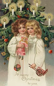 Two Girls and Tree