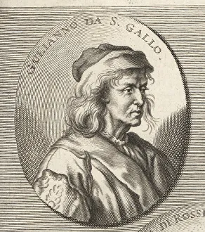 Gallo Prints: Giuliano da Sangallo, Italian sculptor and architect, c.1445-151