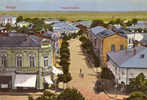 Images Dated 8th June 2011: Giurgiu, Romania - Port Street