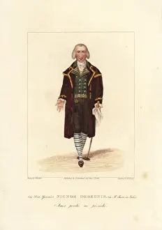 Dterry Prints: Giuseppe de Begnis in Il Turco in Italia, 1822
