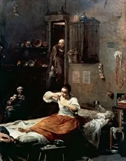 Humble Collection: Giuseppe Crespi (1665 1747). Searching for Fleas. 1715 / 20