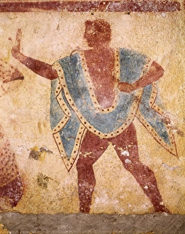 Monterozzi Gallery: Giustiniani Tomb. 2nd half 5th c. BC. ITALY