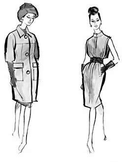 Images Dated 22nd August 2011: Givenchy outfit, 1960