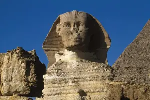 The Giza Sphinx. 26th-25th c. BC. EGYPT. GIZA
