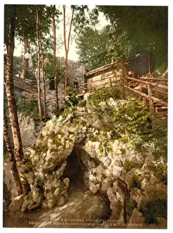 Glacier garden, the grotto and club house, Lucerne, Switzerl