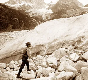 Glacier - Mount Sir Donald - Canada early 1900s