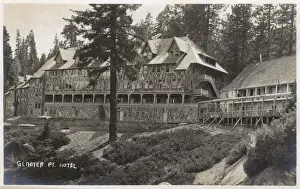 Yosemite Prints: Glacier Point Hotel, Yosemite National Park, USA