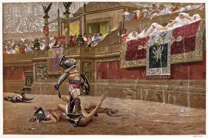 Images Dated 12th October 2007: Gladiators in the Arena