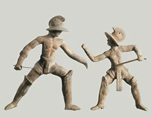 Wrestlers Prints: Gladiators. Roman art