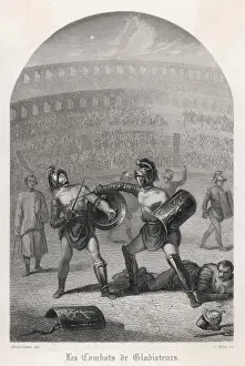 Gladiators Prints: Gladiators with Shields