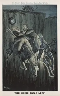 Gladstones Prints: Gladstone home Rule Leap