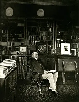 Gladstone in Library