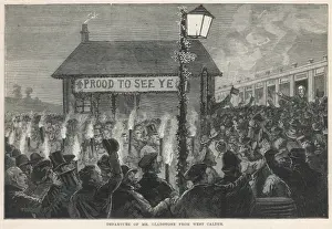 Gladstone and the Midlothian Campaign - Departure, West Cald
