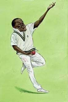 Portraiture Collection: Gladstone Small - England cricketer