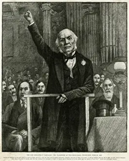 Balding Prints: Gladstone / Speech / 1892