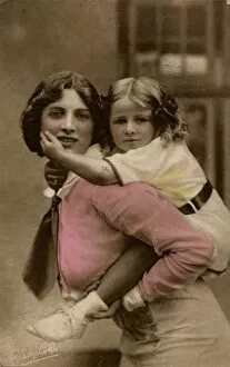Images Dated 9th January 2012: Gladys Cooper with daughter Joan Buckmaster