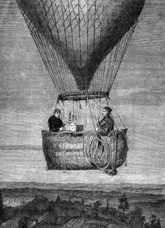 Observations Prints: Glaisher and Coxwell scientific balloon ascent, 1862