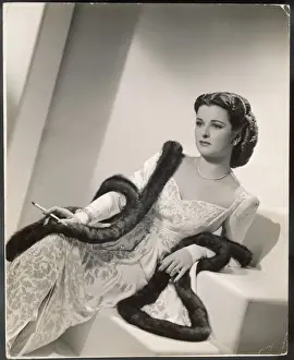 Femme Prints: Glamorous Smoker 1942