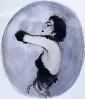 Glamorous woman by David Wright