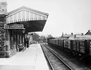 Canopy Prints: Glanamman Railway Station, Carmarthenshire, South Wales