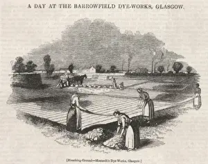 Dyeing Prints: Glasgow Bleaching Ground