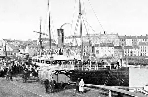 Portrush Prints: The Glasgow Boat, Portrush Harbour