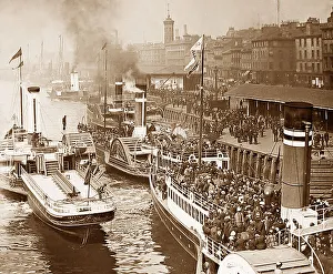 Glasgow Broomielaw Victorian period