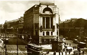 Glasgow Cross showing the Mercat Cross, Glasgow
