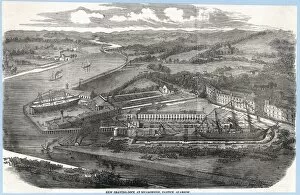1858 Collection: Glasgow Docks