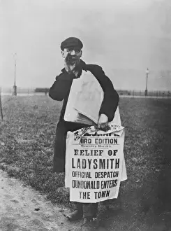 A Glasgow newspaper seller