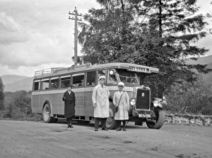 Glasgow to Oban bus, with crew and passengers Glasgow to Oban bus, with crew and passengers