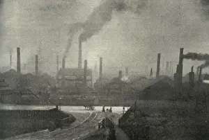 Pollution Prints: Glasgow Parkhead industrial area, 1896