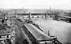 Glasgow River Clyde from the Sailors Home early 1900s