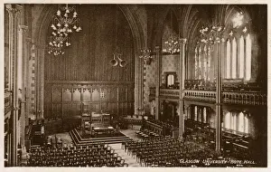 Glasgow, Scotland - University of Glasgow - Bute Hall