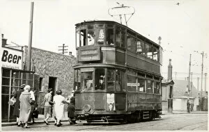 Glasgow Collection: Glasgow Tram number 26 to Scotstoun via Bridgeton Cross