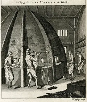 1755 Prints: GLASS MAKING 1755 - 1