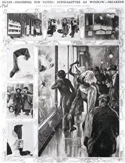Smashing Prints: Glass-Smashing for Votes! by Wilmot Lunt