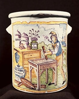 Bordeaux Gallery: Glass for tobacco (18th c.). Bordeaux ceramics