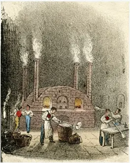 Glassworks Prints: GLASS WORKS, 1830