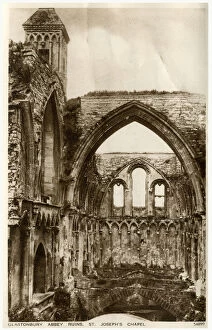 Glastonbury, Somerset - St. Josephs Chapel - Abbey Ruins