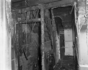 Images Dated 31st May 1974: GLC-LFB Aftermath of a serious house fire