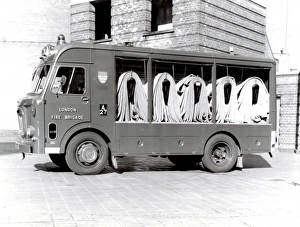Images Dated 31st May 1966: GLC-LFB appliance fleet -- hose laying lorry