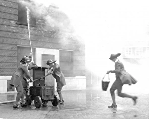 Images Dated 31st May 1966: GLC-LFB Centenary Royal Review at Lambeth HQ